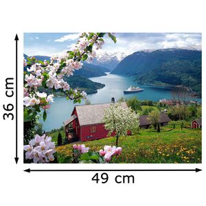 Produktbild für Puzzle Ravensburger 12000208 Skandinavische Idylle