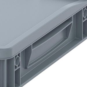Produktbild für Eurobox AUER ED 43/75 HG, grau, 5,2 Liter