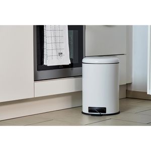 Produktbild für Mülleimer Wenko Leman, weiß