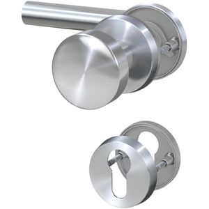 Produktbild für Drückergarnitur BASI 7308-2298, rechts