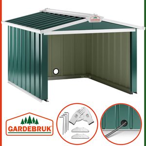 Produktbild für Mähroboter-Garage Gardebruk 109175, grün, aus Metall