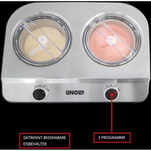 Produktbild für Eismaschine Unold Nero, 48835, selbstkühlend