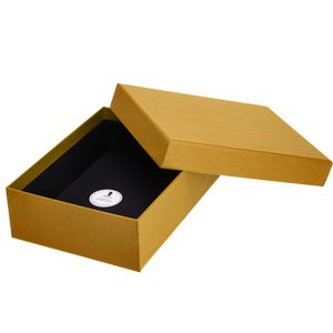 Produktbild für Geschenkbox Rössler-Papier 1341145375, Boxline Metallic, gold