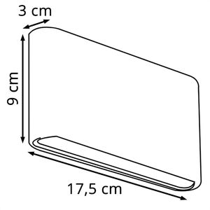 Produktbild für Wandleuchte Nordlux Kinver, aus Aluminium, für außen (IP44)