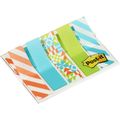 Haftmarker Post-it Index Mini 684-GEO5 transluzent Folie, beschriftbar, 5 x 20 Streifen, farbsortiert