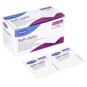 Alkoholtupfer Hartmann Soft-Zellin, Vliesstoff