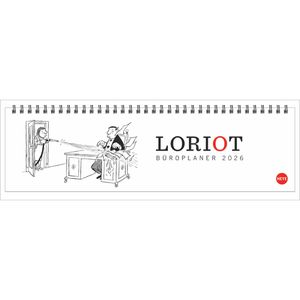 Produktbild für Tischkalender Heye 21282, Loriot Büroplaner, Jahr 2026