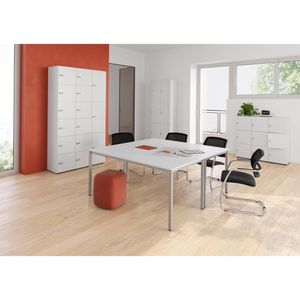 Produktbild für Schließfachschrank Hammerbacher 234L3, weiß