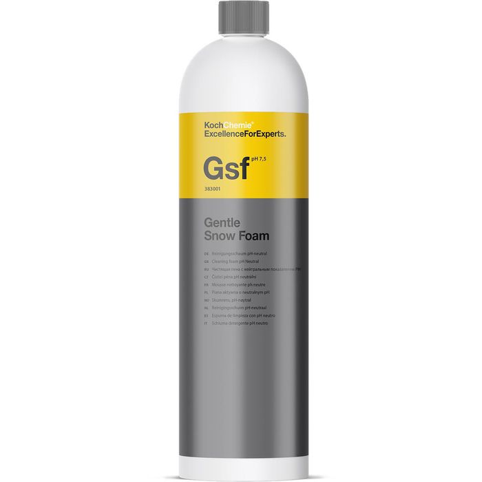 Koch-Chemie Autoshampoo Gentle Snow Foam, Flasche, 383001, stark schäumend,  1 Liter – Böttcher AG