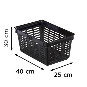 Produktbild für Einkaufskorb Durable 1801565060 Shopping Basket, schwarz