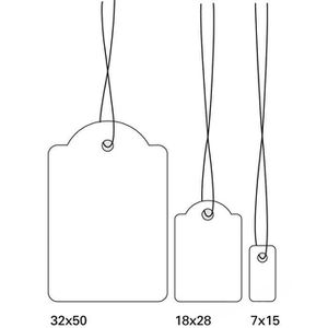 Produktbild für Hängeetiketten Herma 6919, 10 x 22 mm