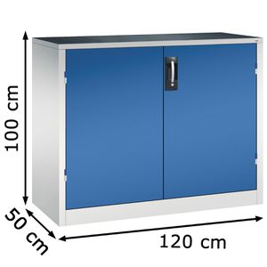Produktbild für Werkzeugschrank CP-Möbel 8831-5035, aus Metall, grau / blau