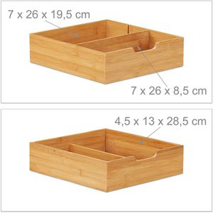 Produktbild für Schubladenbox Relaxdays A4