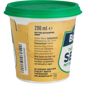 Produktbild für Senf Born Thüringer Senf mittelscharf, fein