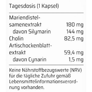 Produktbild für Bitterstoffe Sanhelios Complex Silymarine, 60 Kapseln