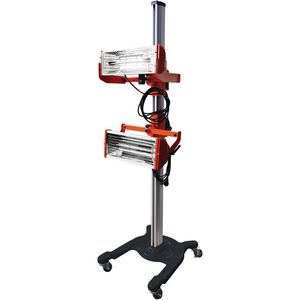 Produktbild für Infrarot-Lacktrockner Unicraft ILT 2 mit 2 Leuchtröhren