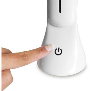 Produktbild für Schreibtischlampe Eaxus weiß, LED, dimmbar