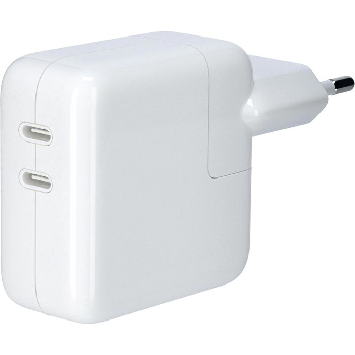 Apple USB-Ladegerät MNWP3ZM/A Power Adapter, 3A, 35W, weiß, 2x USB C, BULK,  2 Port – Böttcher AG