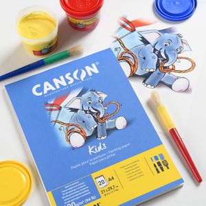 Produktbild für Zeichenblock Canson Kids Mal Block, A4