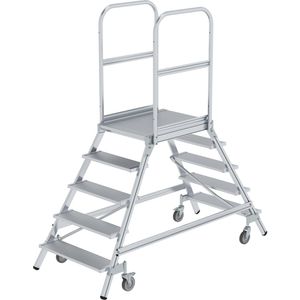 Produktbild für Podestleiter MUNK 50205, beidseitig begehbar