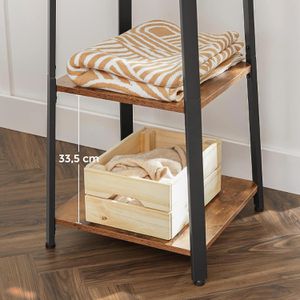 Produktbild für Garderobenständer Vasagle LCR80X, schwarz