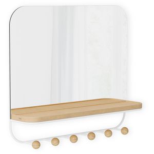 Produktbild für Wandgarderobe Umbra Estique, Metall / Holz