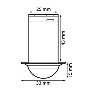 Produktbild für Präsenzmelder Esylux PD-C 360i/8 mini UC PIR