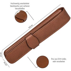 Produktbild für Stifteetui Online 41073 braun, für 1 Stift