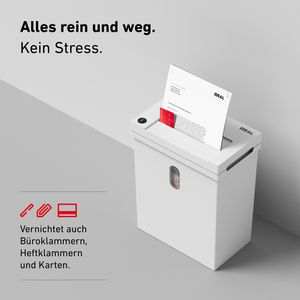Produktbild für Aktenvernichter Ideal 81009111 Shredcat 8100 CC, weiß