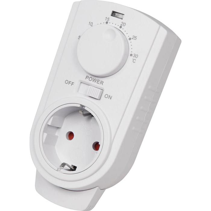 McPower Steckdosenthermostat TCU-330, für Heizung oder Klimagerät –  Böttcher AG