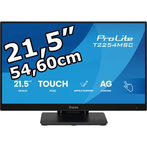 Produktbild für Monitor Iiyama ProLite T2254MSC-B2AG, 21,5 Zoll