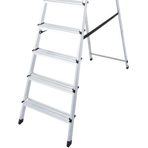 Produktbild für Stehleiter Euroline Nr. 618, 6180008, mit Plattform