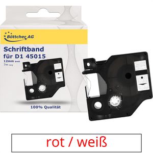 Schriftband Böttcher-AG für Dymo 45015, D1, 12mm