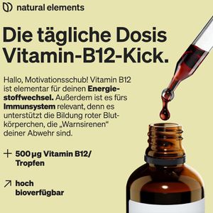 Produktbild für Vitamin-B natural-elements 50 ml, 900 Tropfen