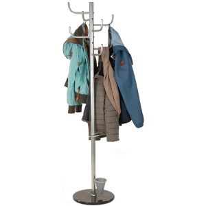 Produktbild für Garderobenständer Böttcher-AG BB2802, silber