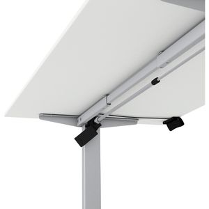 Produktbild für Schreibtisch Kerkmann Move small office, asteiche / silber
