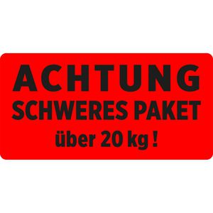 Hinweisetiketten Zweckform Schweres Paket