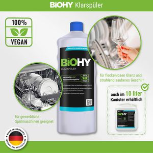Produktbild für Klarspüler BiOHY 100% natürliche Inhaltsstoffe