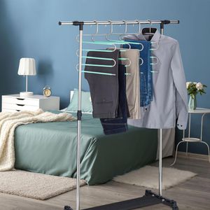 Produktbild für Hosenbügel Relaxdays 100467820, aus Edelstahl