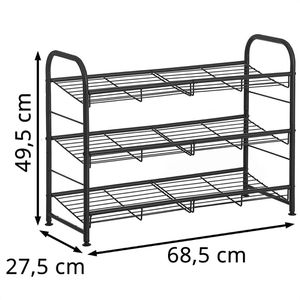 Produktbild für Schuhregal Songmics LMR066B01, aus Metall