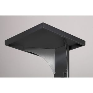 Produktbild für Aschenbecher VAR B42, 12241, anthrazit, für Outdoor, mit Dach