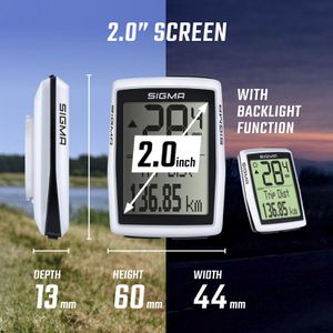 Produktbild für Fahrradcomputer Sigma BC 12.0 WL CAD, 12212