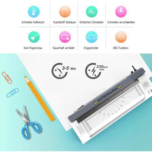 Produktbild für Laminiergerät LMG MULTILAM, 3in1-Set, mit 2 Rollen, A3