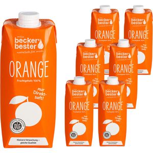 Produktbild für Saft Beckers Bester, Orange, ohne Zuckerzusatz