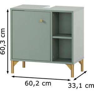 Produktbild für Waschbeckenunterschrank Schildmeyer Ando 154240, stehend