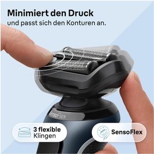 Produktbild für Elektrorasierer Braun Series 6, 61-N1000s, grau