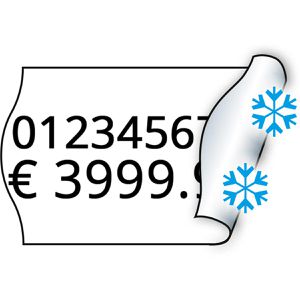 Preisetiketten METO 8596100 TK, weiß, 26 x 16 mm