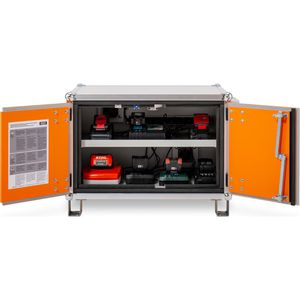 Produktbild für Akku-Ladeschrank CEMO Premium 8/5, mit 9 Steckdosen