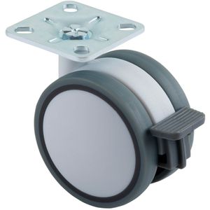 Produktbild für Möbelrolle SO-TECH 133240, mit Anschraubplatte