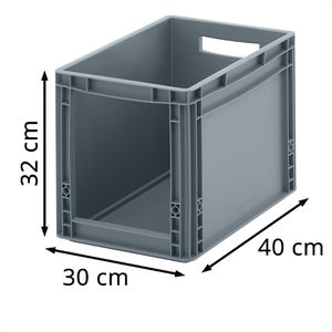 Produktbild für Eurobox AUER SLK 43/32, grau